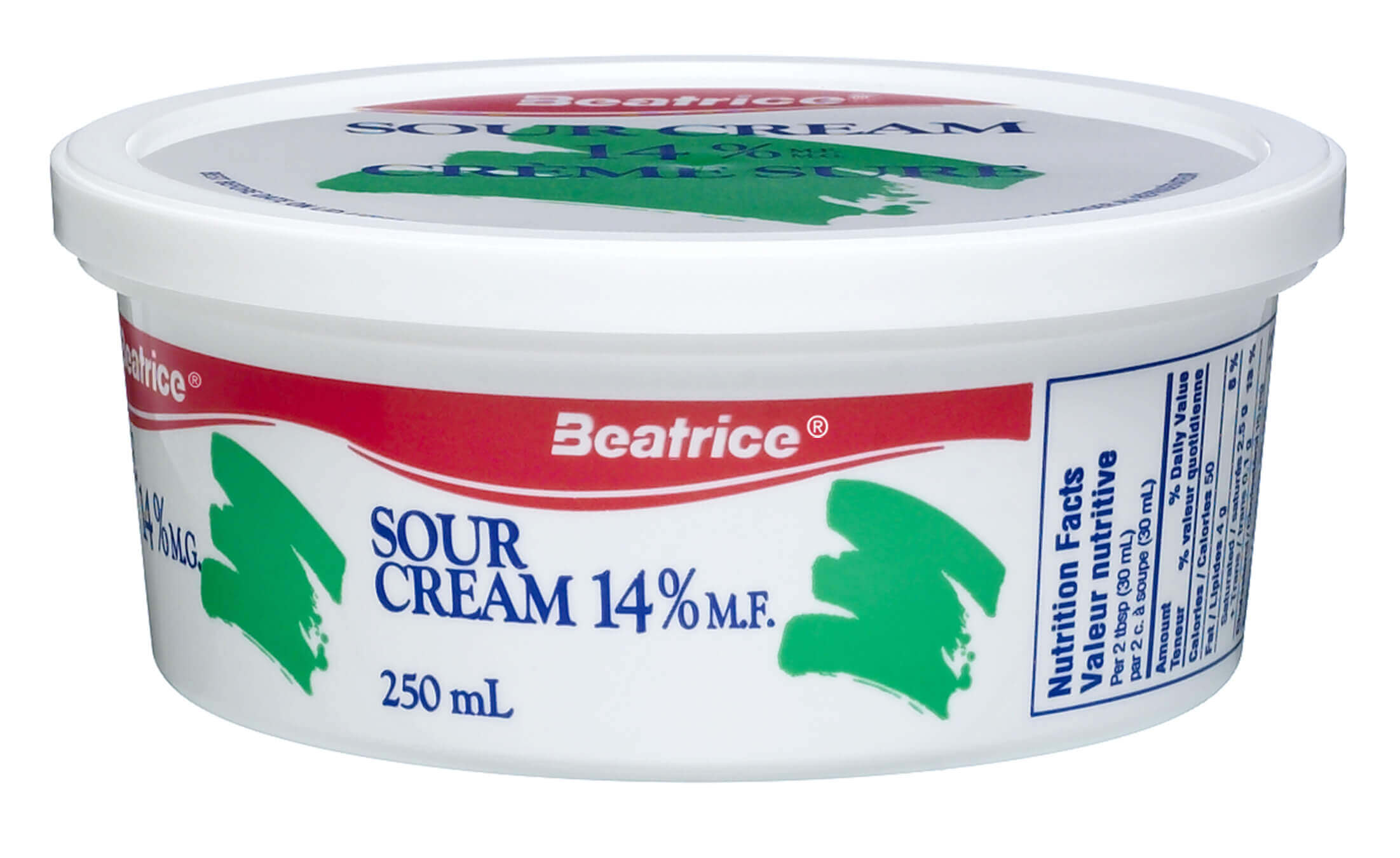 1 4 cup of sour cream in ml