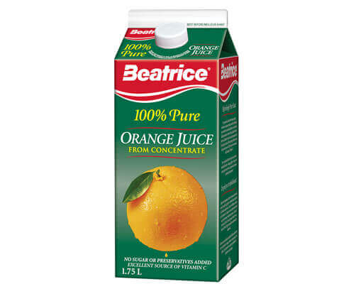 100% Pure Orange Juice