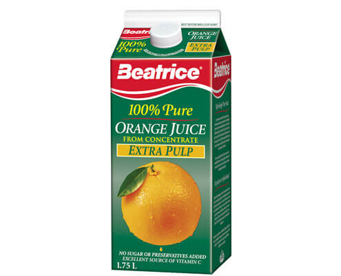 Orange Juice Extra Pulp 1.75 L