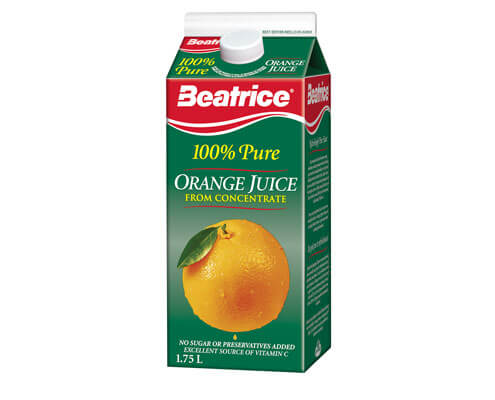 100% Orange Juice 1,75 L
