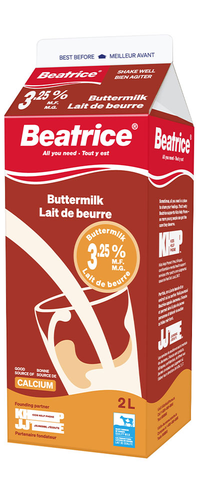 Beatrice 3.25% Buttermilk Carton
