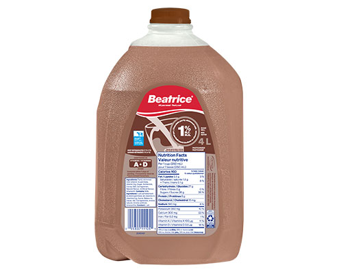 1% Partly Skimmed Chocolate Milk 4L