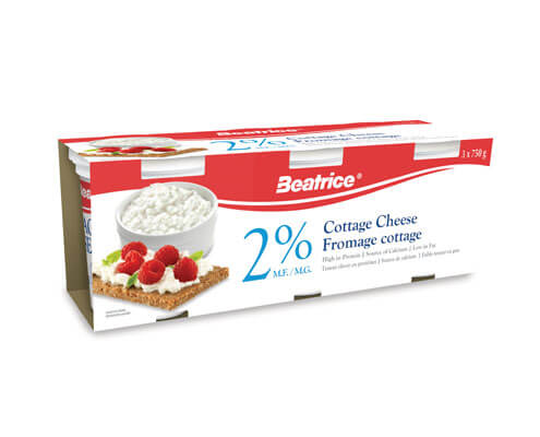 Fromage cottage 2 % 3x750 g